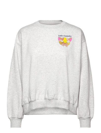 Lollys Laundry Sydneyll Cat Sweatshirt Ls Grey L Lollys Laundry Sydneyll Cat Sweatshirt Ls Grey L