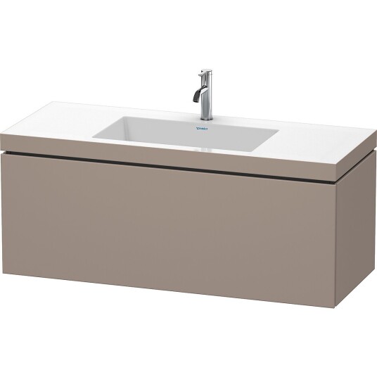 Duravit L-Cube Servantskap m/1 skuff 1200x500x480 mm Basalt Matt