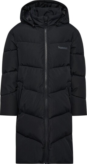 Hummel Hmljr Puffer Long Vinterjakke Barn med Hette Svart 152 Hummel Hmljr Puffer Long Vinterjakke Barn med Hette Svart 152