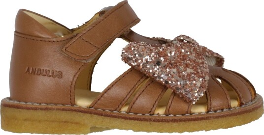 Angulus Sandaler Nybegynner Mandel/Maple Glitter Angulus 24 Sandals Brun