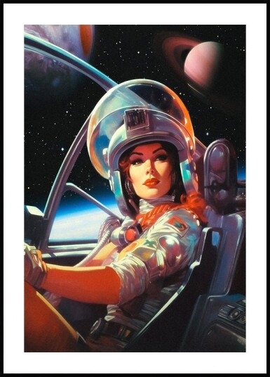 Next Stop Mars Plakat / 50x70cm