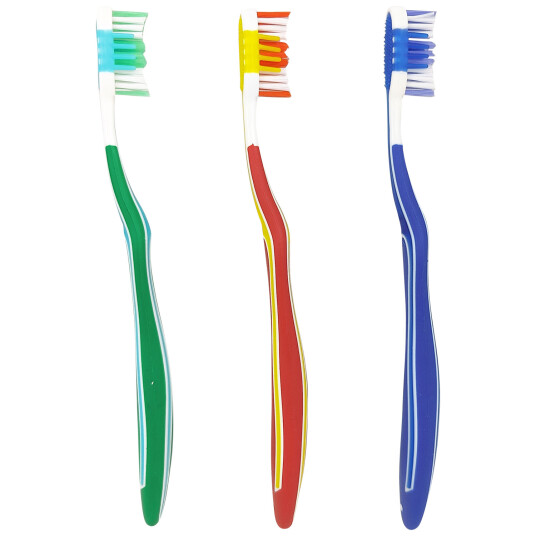 3 stykker. Tannbørster Active Oral Care Wave Action Medium 3 stykker. Tannbørster Active Oral Care Wave Action Medium