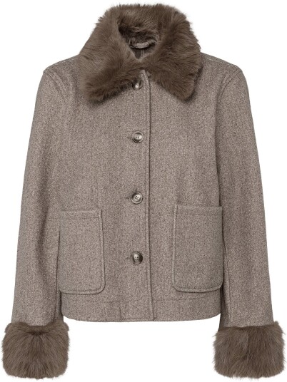 FREE/QUENT Fqyanna Jacket Brown M FREE/QUENT Fqyanna Jacket Brown M