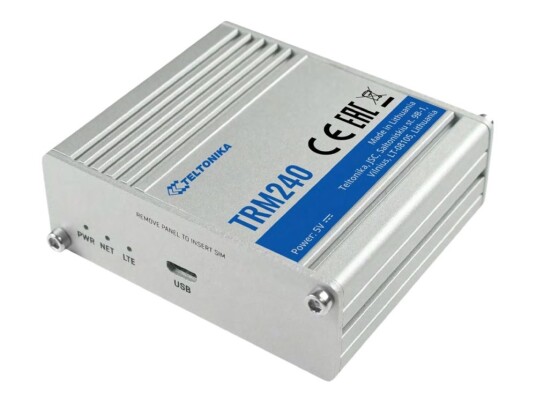 Teltonika TRM240 4G LTE Trådløs Mobilmodem med Micro-USB Sølv Teltonika TRM240 4G LTE Trådløs Mobilmodem med Micro-USB Sølv