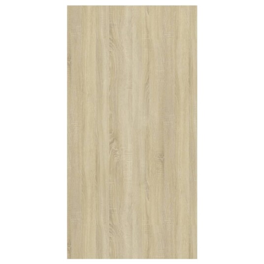 vidaXL Vegghengt TV-benk sonoma eik 37x37x72 cm sponplate