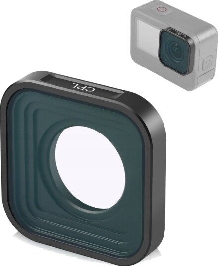 Puluz Polarisasjonsfilter Komplett Til Kamera Gopro Hero 12/11 Mini 11/10/9 Black / Pu924