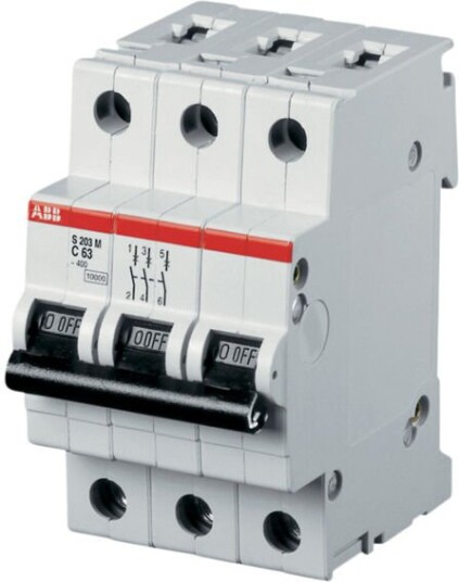 Automatsikring S203M 3p C40A ABB - 1665559
