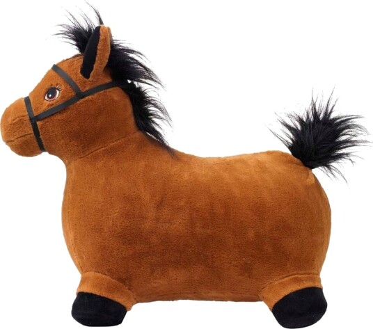 Krea Hopp Og Sprett Hest Brun Plysj Krea Hopp Og Sprett Hest Brun Plysj
