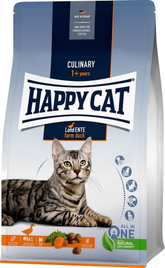 Happy Cat tørrfôr Adult Culinary And 2 x 1.3 kg