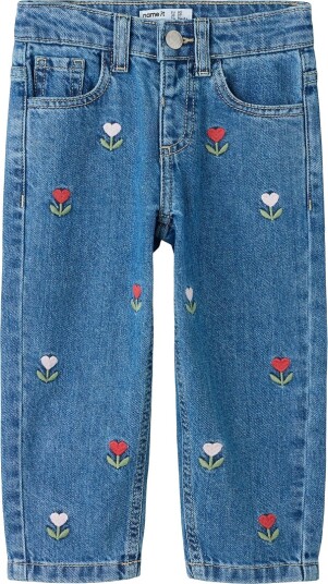 Name It Jeans NmfBella Medium+ Blue Denim/Emballasje Name It 5 år (110) Jeans Blå