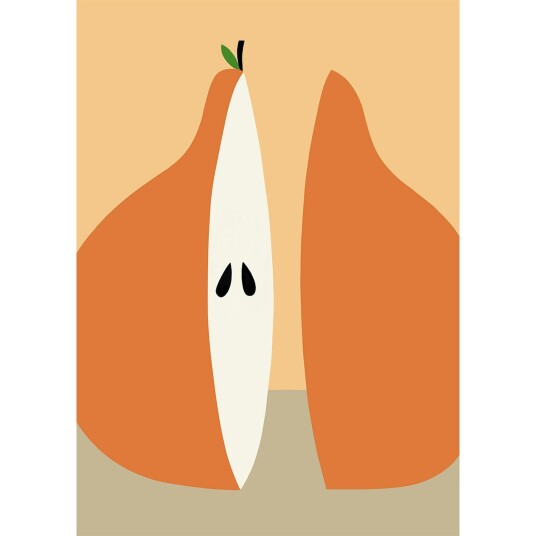 Paper Collective Poire Plakat 50x70 cm