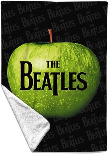 Rocksax The Beatles Apple Sherpa Fleece Throw 50 in x 60 in 78899337