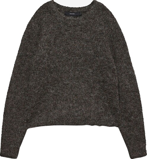Vero Moda Genser vmNovah LS O neck Pullover GA Brun