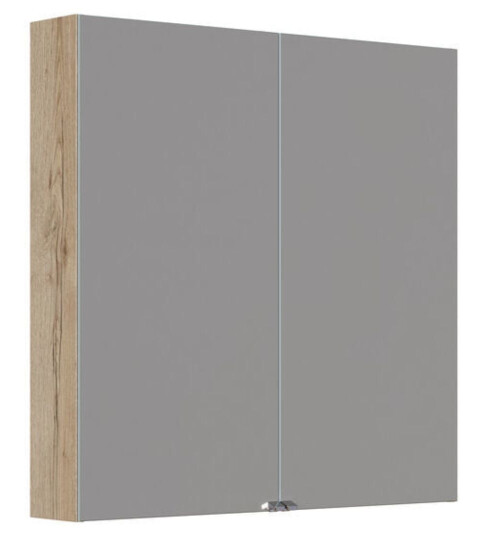 Dansani Inzo Style Speilskap 2 Dører Natur eik / 80cm Dansani Inzo Style Speilskap 2 Dører Natur eik / 80cm