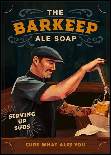 Barkeep Soap 20x30 Plakat Plakat / 40x50cm Barkeep Soap 20x30 Plakat Plakat / 40x50cm