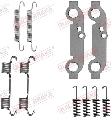 QUICK BRAKE 105-0537 Tilbehørsett, håndbremsesko QUICK BRAKE 105-0537 Tilbehørsett, håndbremsesko