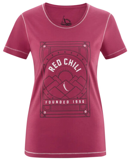 Red Chili Women's Satori T-Shirt Sumac S, Sumac Red Chili Women's Satori T-Shirt Sumac S, Sumac