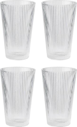 Stelton Pilastro drikkeglass 33 cl 4-pakning Clear Stelton Pilastro drikkeglass 33 cl 4-pakning Clear