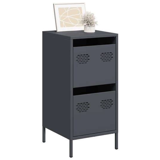Skjenk antrasitt 35x39x73,5 cm kaldvalset stål 8721102931536