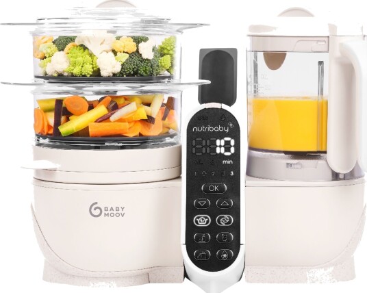Babymoov Nutribaby PLUS Food Processor Beige 1 stk. Babymoov Nutribaby PLUS Food Processor Beige 1 stk.