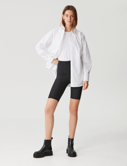 Gestuz Pilogz Mw Short Tights Noos - Black - XS Gestuz Pilogz Mw Short Tights Noos - Black - XS