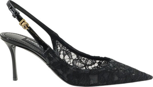 Dolce & Gabbana Dame Sko Svart 38 1/2 EU,
