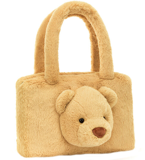 Jellycat Veske 36x24 cm Smudge Bear Jellycat OneSize Veske Beige