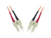 MicroConnect Nettverkskabel - SC/PC-multimodus (hann) til SC/PC-multimodus (hann) - 7 m - fiberoptisk - 62,5 / 125 mikroner - OM1 - oransje