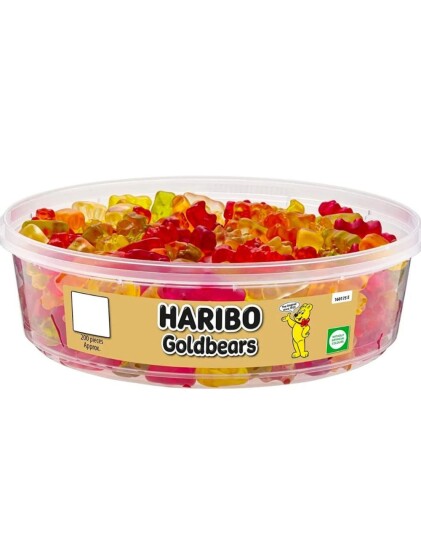 200 stk Haribo Goldbears / Gummibjørner 460g Boks