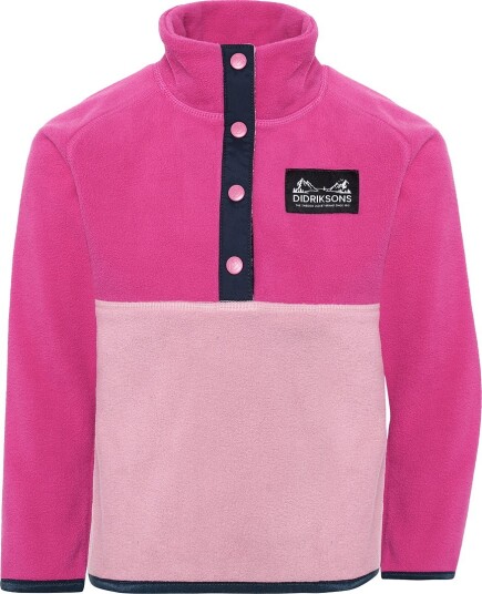 Didriksons Kids" Monte Half Button Cactus Pink 90