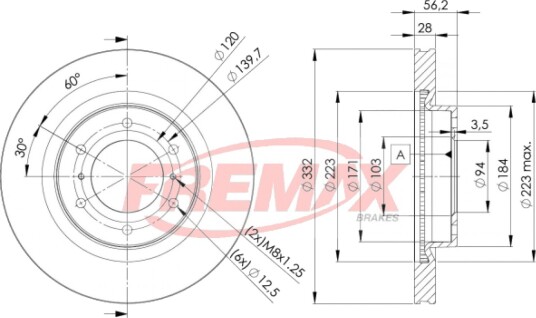 Bremseskive FREMAX BD-7113
