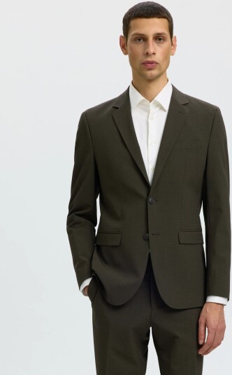 Selected Slhslim Liam Mini Hounds Blz Flex Noos Brown 58