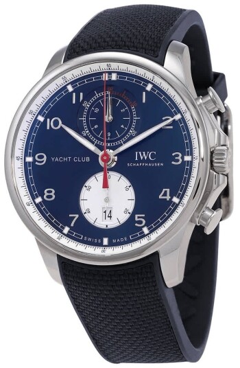 IWC Herreklokke IW390704 Portugieser Blå/Gummi Ø44.6 mm