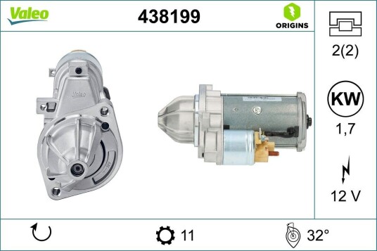 VALEO 438199 Starter VALEO 438199 Starter
