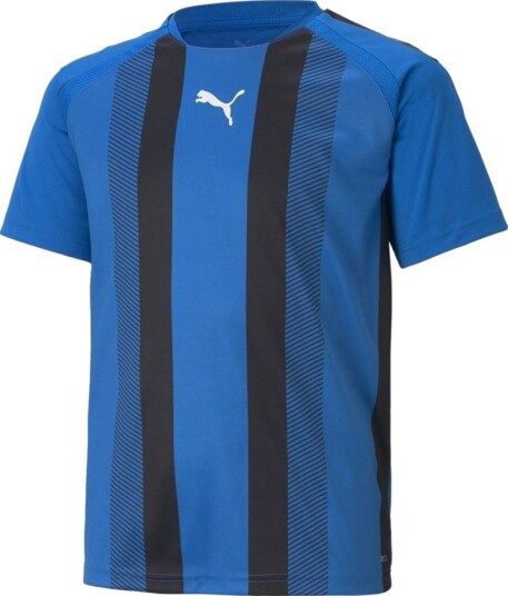 PUMA Spillerdrakt teamLIGA Striped   Blå/PUMA Svart Barn størrelse 128 cm