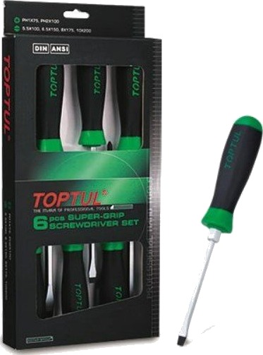 TOPTUL GAAE0608 Skrutrekkersett