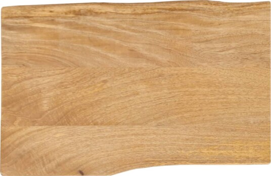 Bordplate 50x40x2,5 cm naturlig kant heltre mango