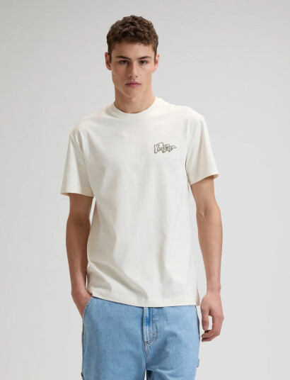 Lee Jeans Lee Flag Tee   Cream   S x 00