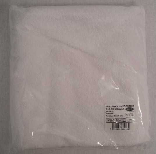 Matex Frotté Trekk Til Vogn/Klapvogn 60X36 Cm Hvit Mt0009
