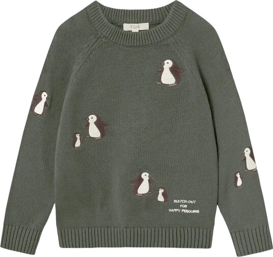 Fliink Mahdi Pingo Pullover - BEETLE - 1-1.5Y(85 cm)
