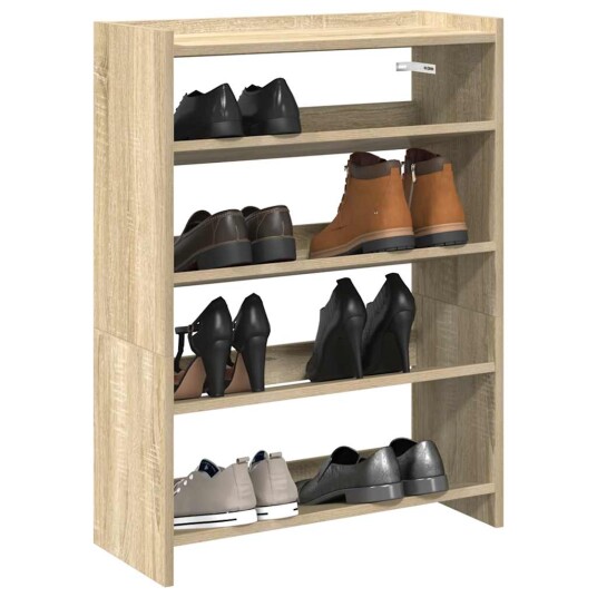 Skohylle sonoma eik 80x25x61,5 cm konstruert tre 8721158649119 Skohylle sonoma eik 80x25x61,5 cm konstruert tre 8721158649119