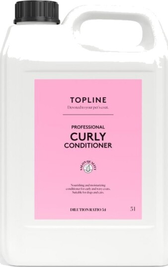 Topline Curly Hundebalsam Professional 5 Liter