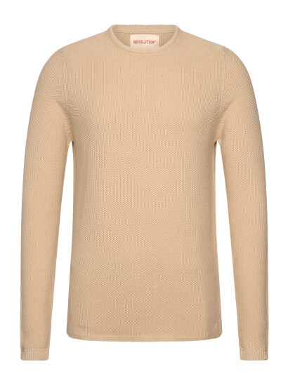 Revolution Knit Sweater - Beige - S Revolution Knit Sweater - Beige - S