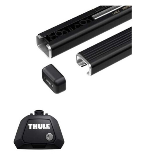 Thule Squarebar Evo Tagbøjlesæt Til Ræling 135Cm Thule Squarebar Evo Tagbøjlesæt Til Ræling 135Cm
