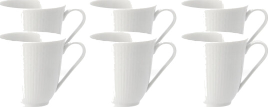 Rörstrand Swedish Grace kopp 30 cl 6 pk snø hvit Rörstrand Swedish Grace kopp 30 cl 6 pk snø hvit