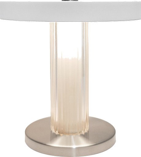 Trezzi portabel bordlampe - oppladbar - Hvit