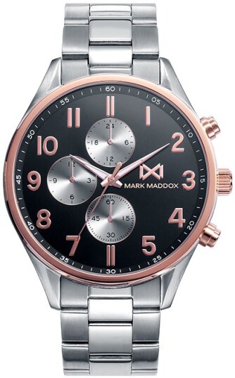 Mark Maddox Herreklokke HM0106 55 Classic Stål Ø43 mm