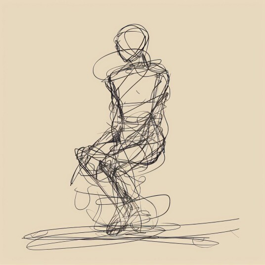 Namly Design Plakat Abstrakt Figur Tegning POSTERSQUAREHPOAIS
