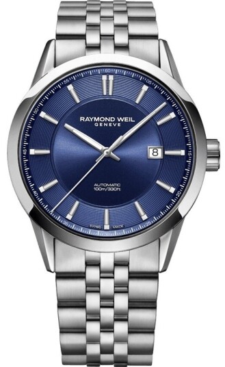 Raymond Weil Herreklokke 2731 ST 50001 Freelancer Blå/Stål Ø42 mm