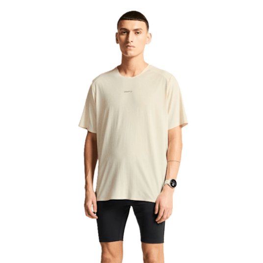Craft Men's Hypervent Tee Tofu L Craft Men's Hypervent Tee Tofu L